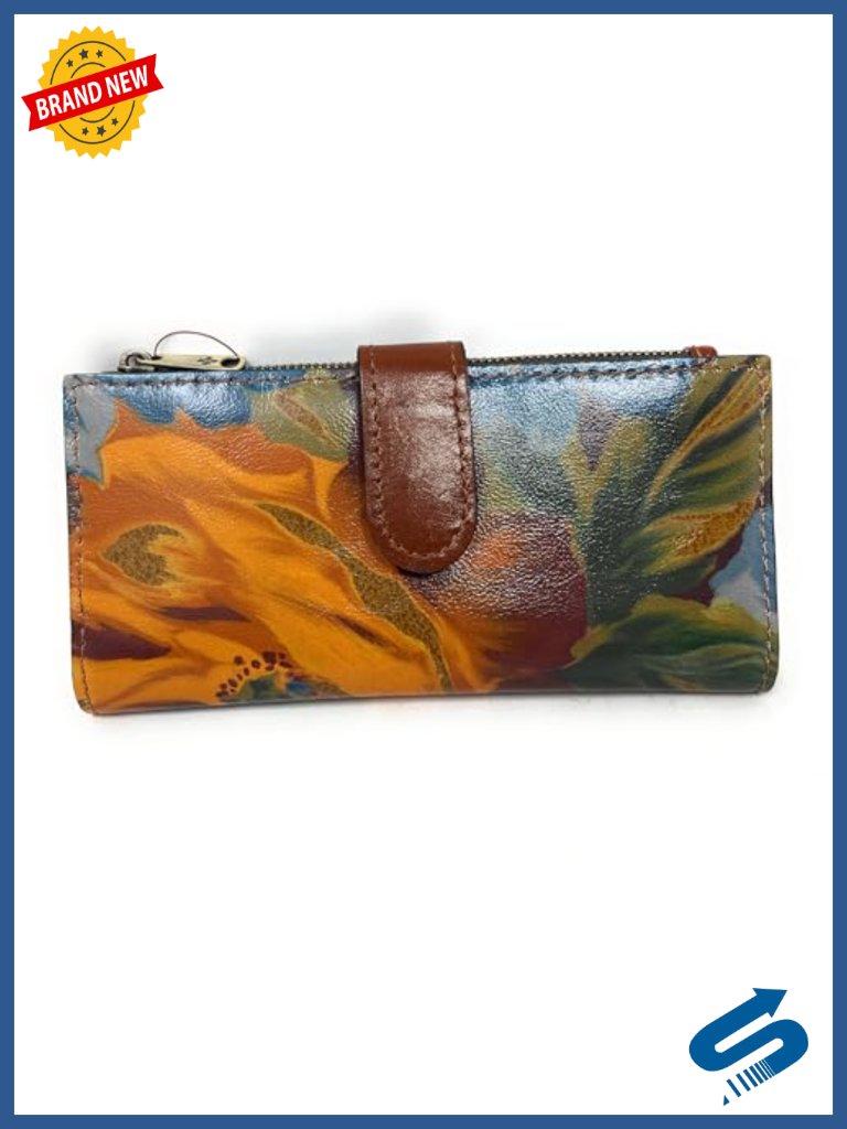 Genuine Leather Bifold Wallet With Rfid Protection, 10 Card Slots